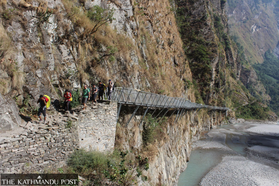 Manaslu saw record foreign tourist arrivals last fiscal year