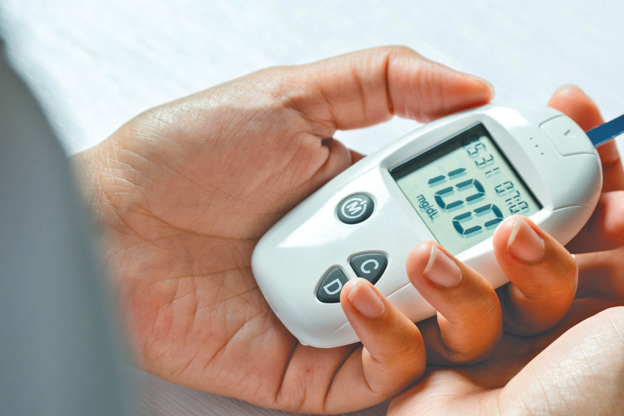 22 percent of Kathmanduites over 30 are diabetic