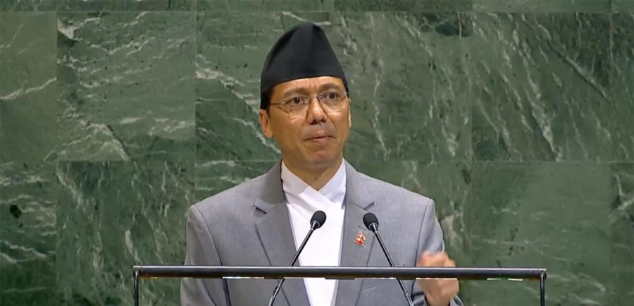  Nepal emphasises peace, development, and climate action at UN General Assembly