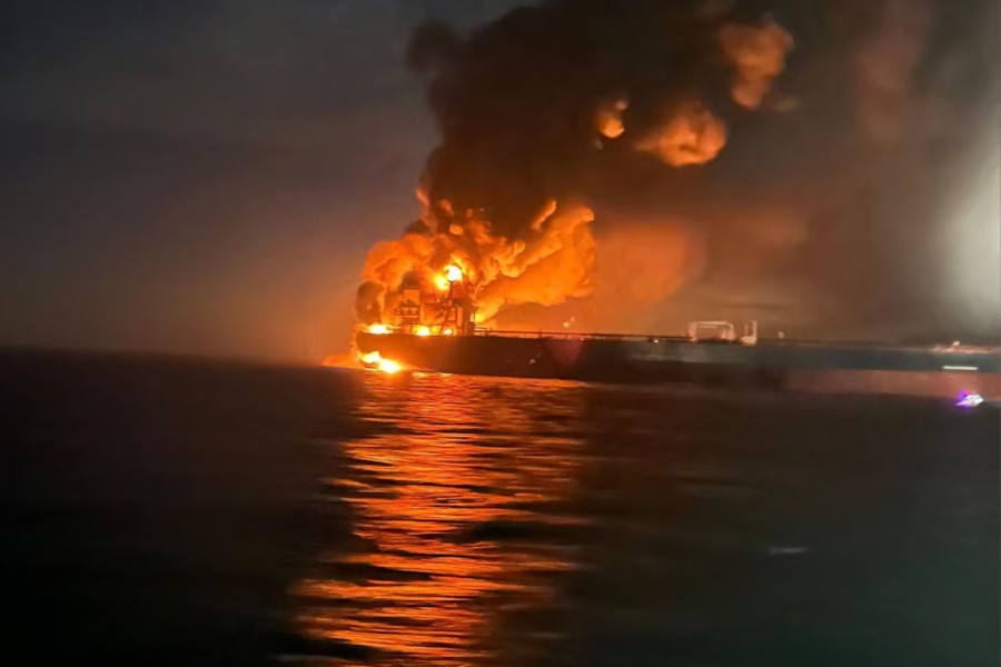 Blasts hit sanctioned tankers off Turkey’s coast, rescues underway
