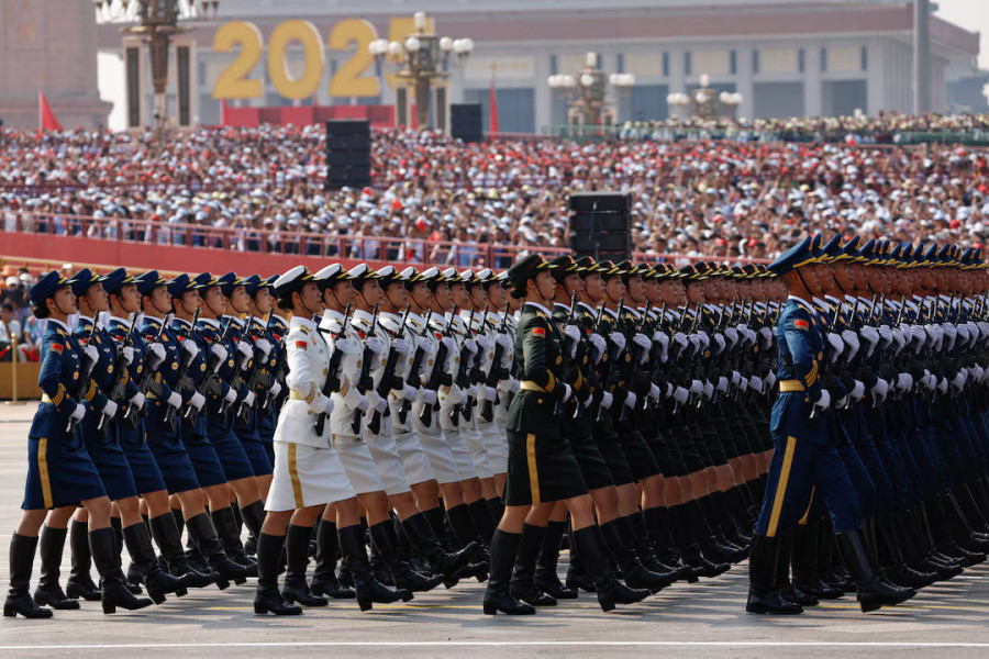 China’s Xi projects power at military parade with Putin and Kim