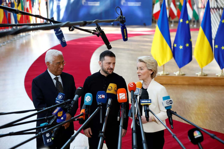 EU leaders agree on defence surge, support Zelenskiy after US aid freeze