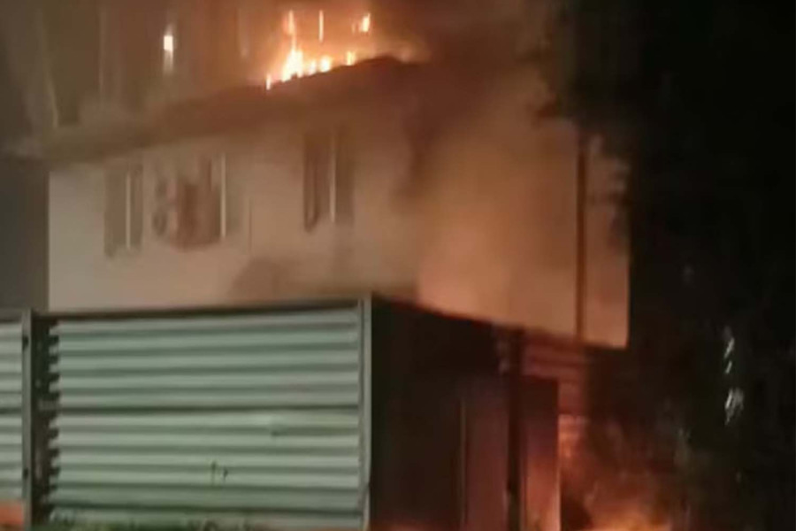 Ukrainian drone attack sparks fire at railway station in Volgograd region, Russia says