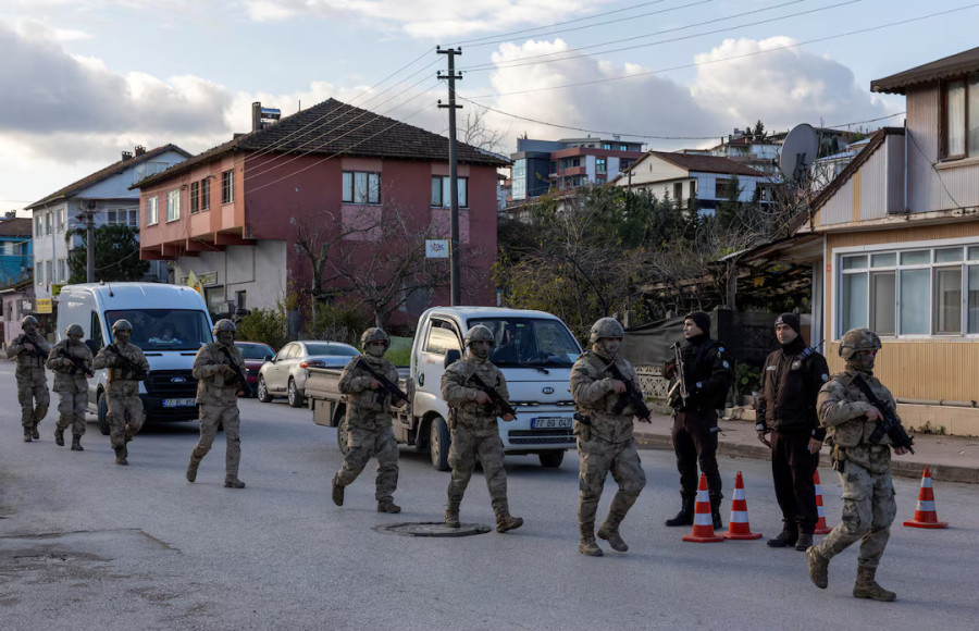 Three Turkish police, six Islamic State militants killed in clash