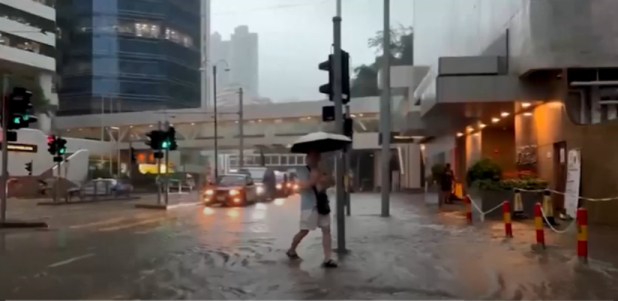 Hong Kong reels from heaviest August rain since 1884