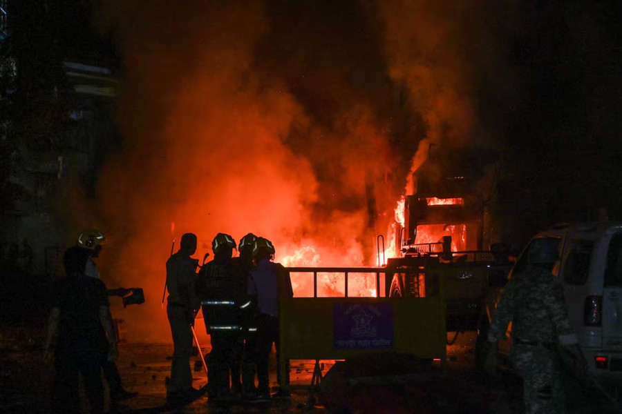 India orders curfew after violence over tomb of 17th-century Muslim ruler