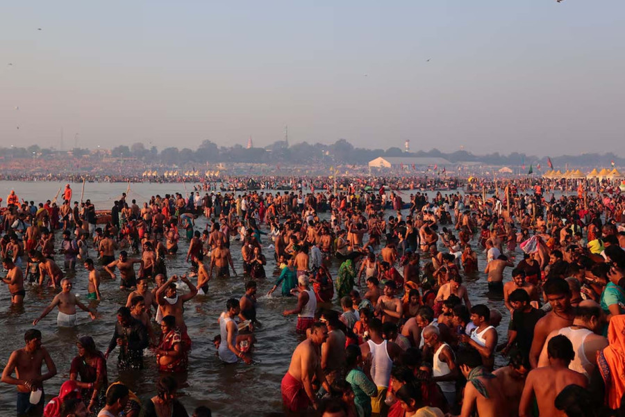 Ten million Indians take holy dip on key day of Kumbh Mela festival