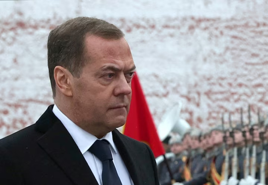 Russia’s Medvedev says drone disruption is a useful reminder to Europeans of danger of war