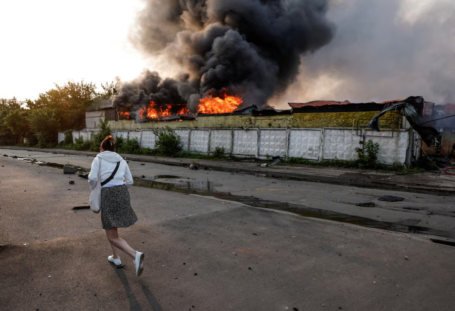 Russia launches one of war’s largest air attacks on Kyiv