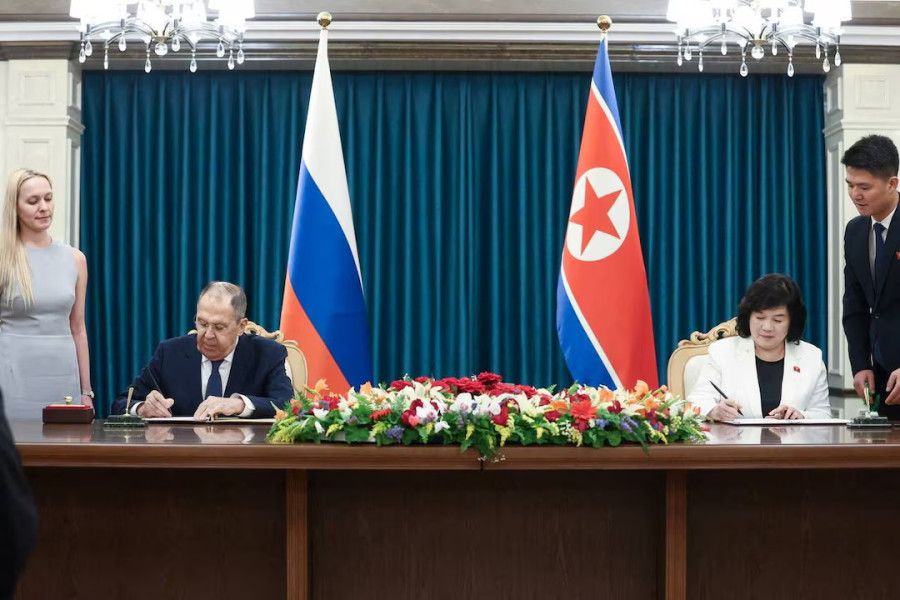 Russia’s Lavrov meets North Korea’s Kim, praises ties as ‘invincible brotherhood’