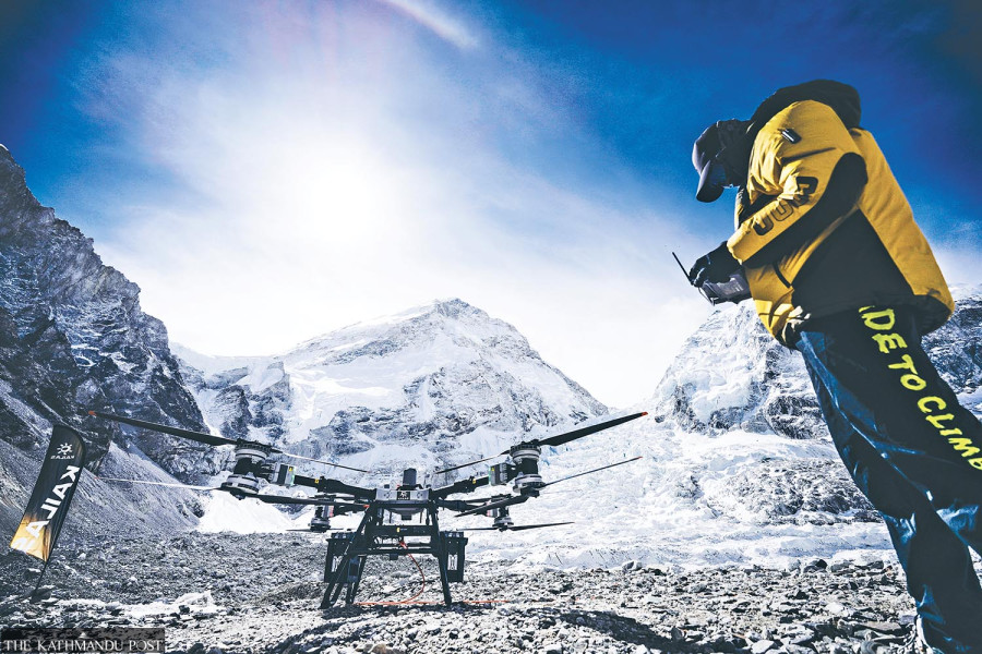 On Everest, drones are saving lives, not ‘stealing’ jobs