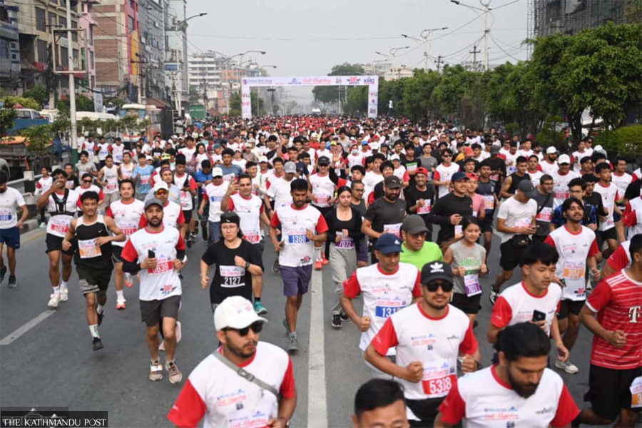 Kantipur Half Marathon kicks off with record participation