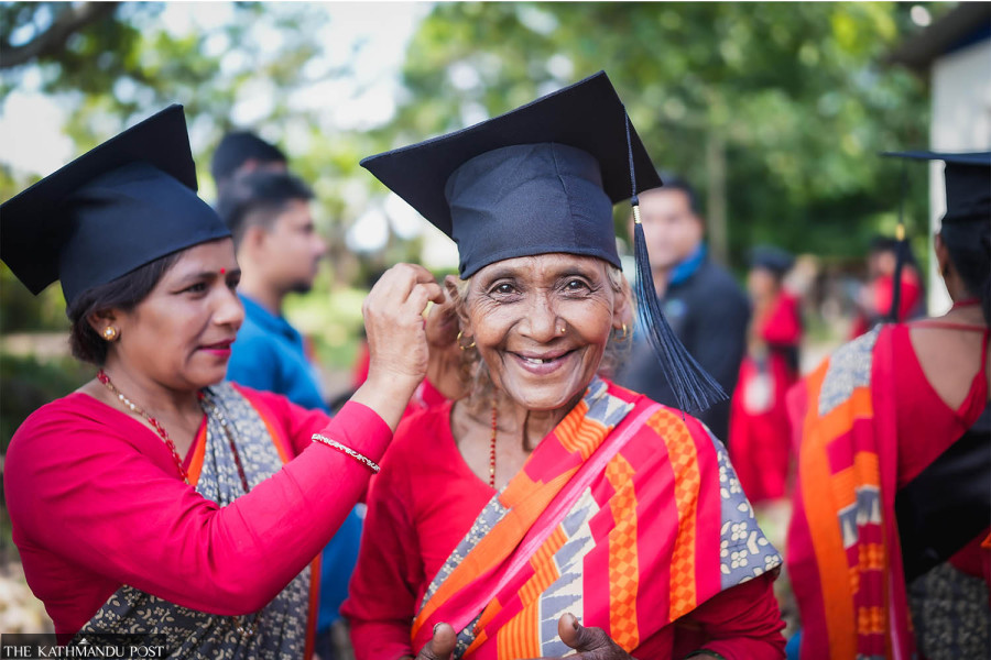 No school, but a graduation cap for women dairy farmers 