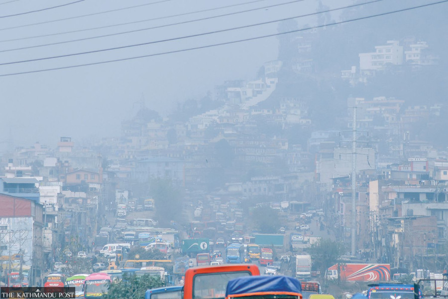 Haze and pollution shroud Nepal for nearly a week
