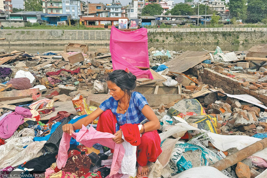 After Balkhu’s demolition, families have nowhere to go
