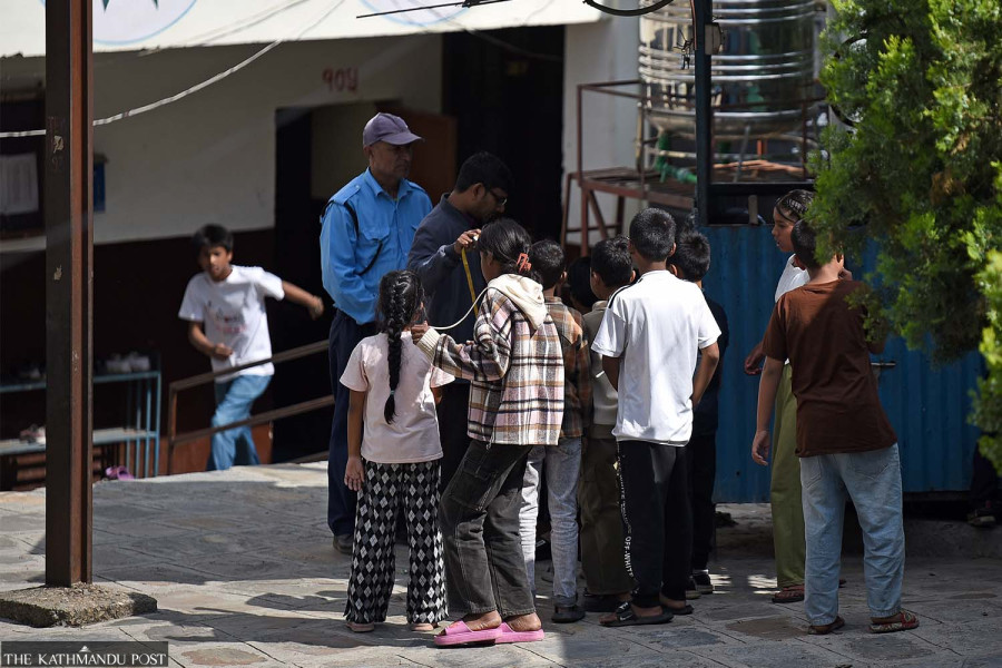 Displaced children in Kathmandu struggle to return to school
