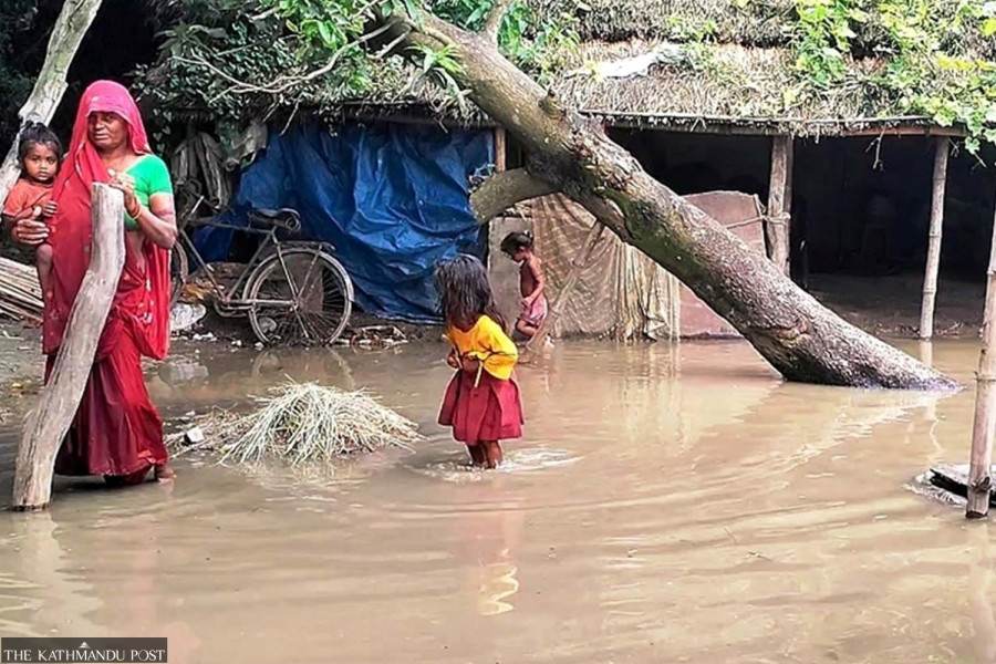 Koshi floods inundate 157 homes in Saptari