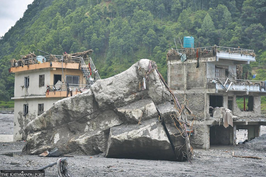 People in flood-hit Rasuwa villages call for help after supplies run out