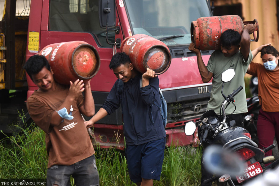 Krishnabhir collapse disrupts LPG supply to Kathmandu