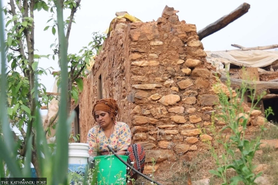 Earthquake survivors Karnali still stuck in temporary shelters after two and a half years