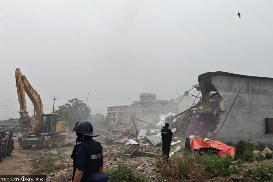 Bulldozers roll through Manohara settlements as eviction drive continues