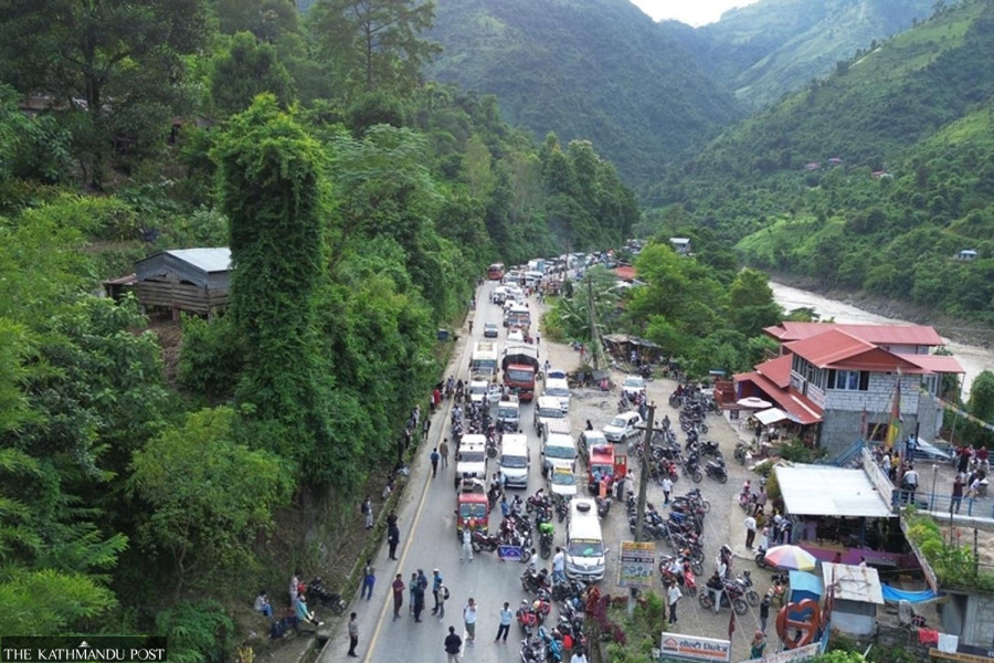 Narayanghat-Muglin road to shut overnight as rain raises landslide risk