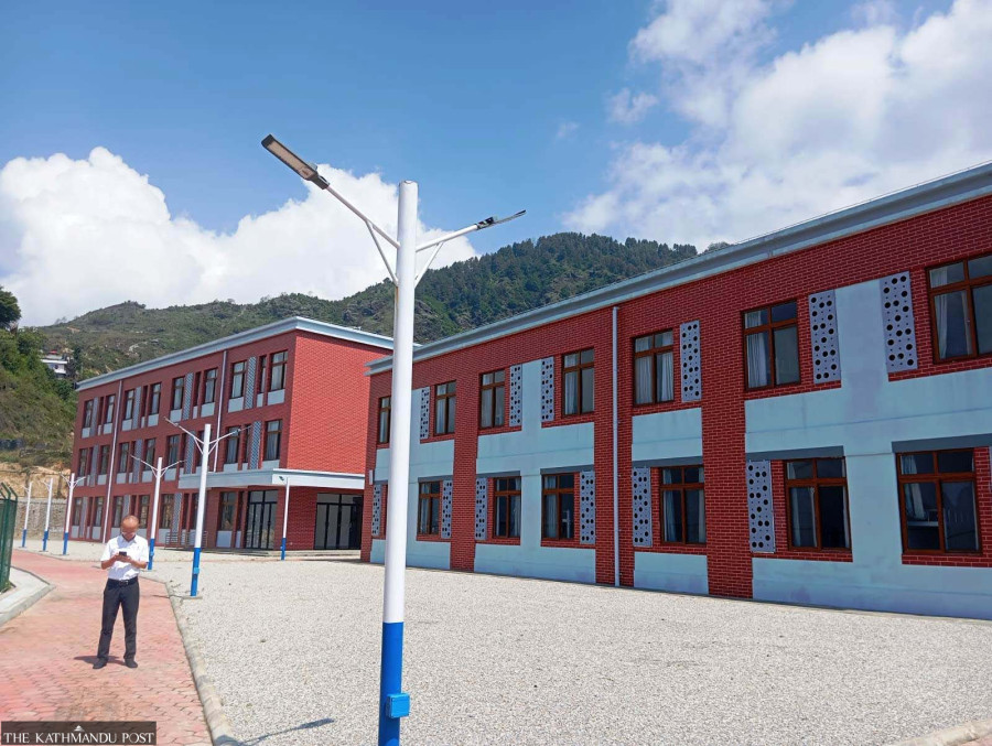 School reconstruction nears completion a decade after 2015 earthquake
