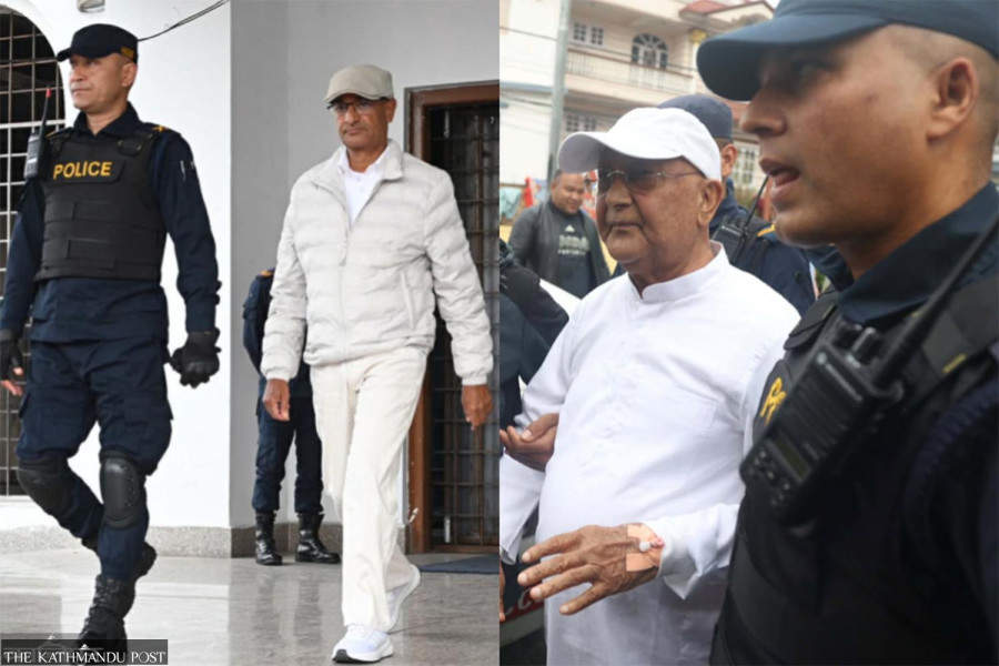 Oli, Lekhak released following court order