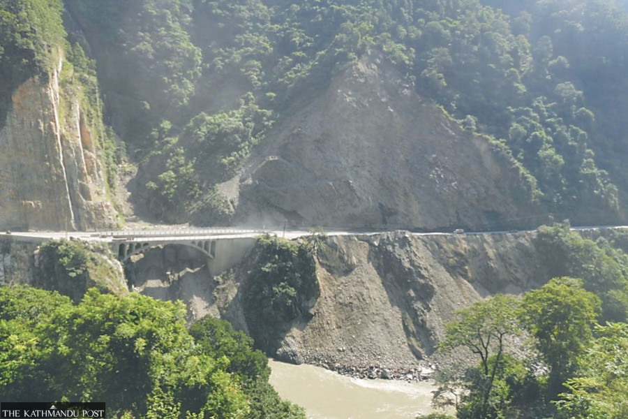 Monsoon looms, but repairs on landslide-prone Tuinkhola slopes still pending