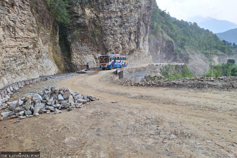 Baglung stretch of Kaligandaki Corridor remains unpaved after 12 years