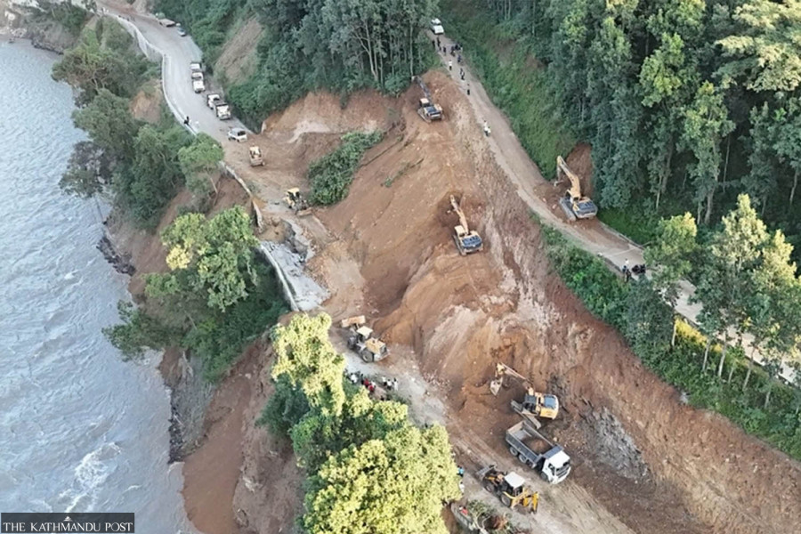 Prithvi Highway’s Galaudi section to close overnight for repairs to damaged section