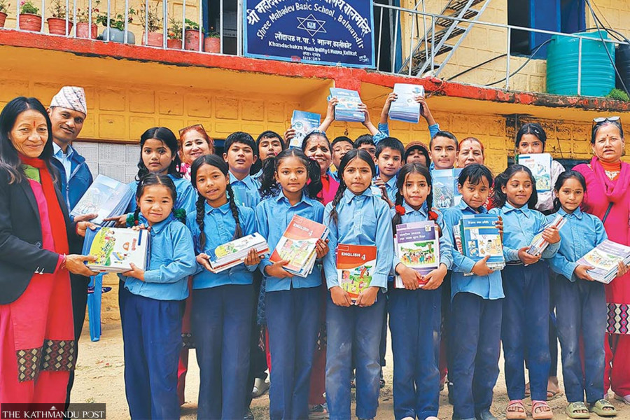 Pleasant surprise as Karnali students get free textbooks at enrolment