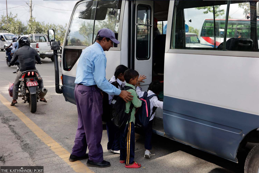 Government buses keep displaced children in school—but at what cost?