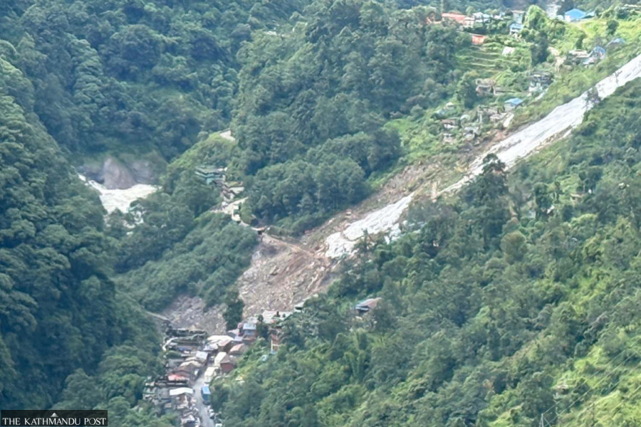 Monsoon landslides kill two, block Nepal-China border crossing