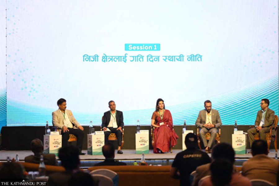 Business leaders call for stable policies and stronger government-private partnership at Kantipur Economic Summit