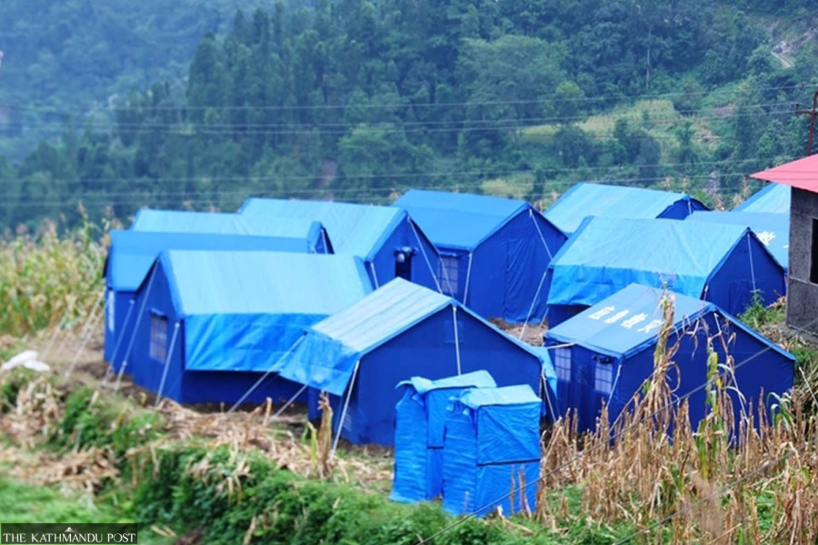 A month in tents, Jajarkot landslide survivors face fresh misery in the rain