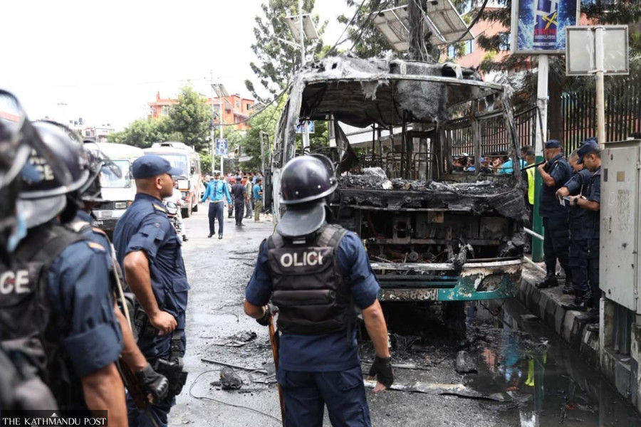 Bus driver who set vehicle on fire was absconding after Balaju crash, police say