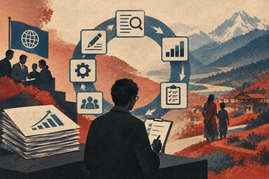 How monitoring and evaluation framework masks failure