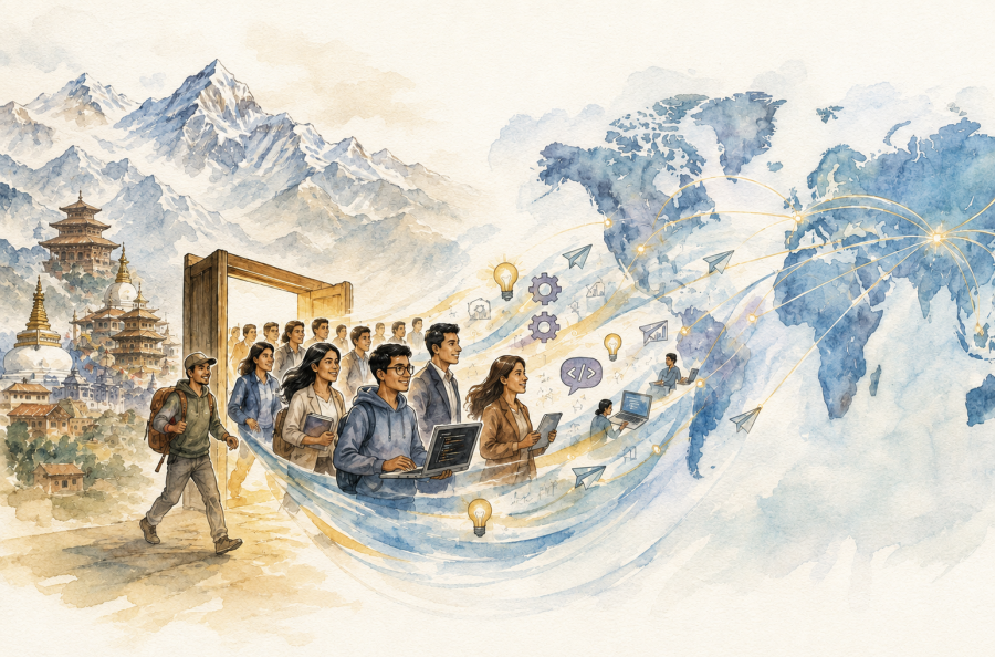 It takes a global village