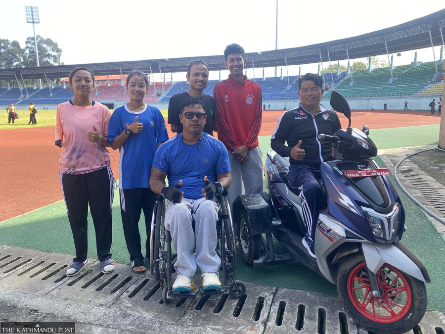Nepal’s track and field athletes train for the Asian Para Games on their own terms