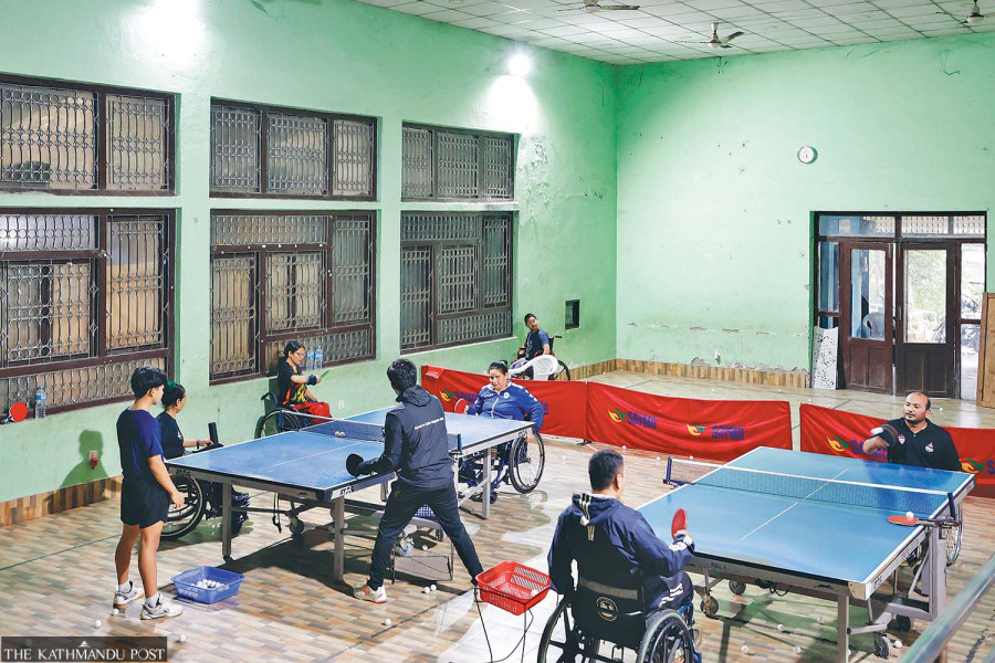 Nepal’s para table tennis players train on borrowed gear but dream of Asian Games medals