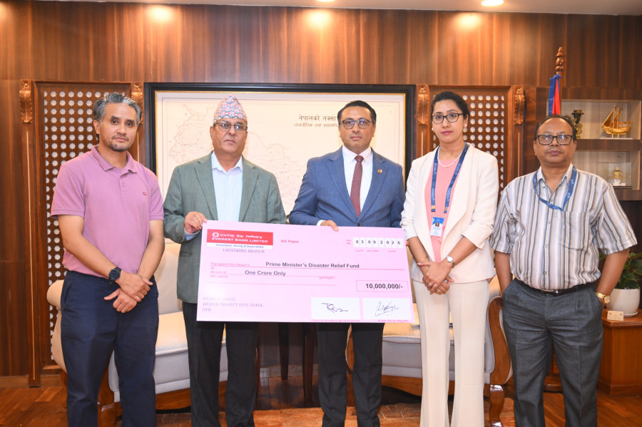 Heifer Nepal, staff donate Rs10 million to disaster relief fund