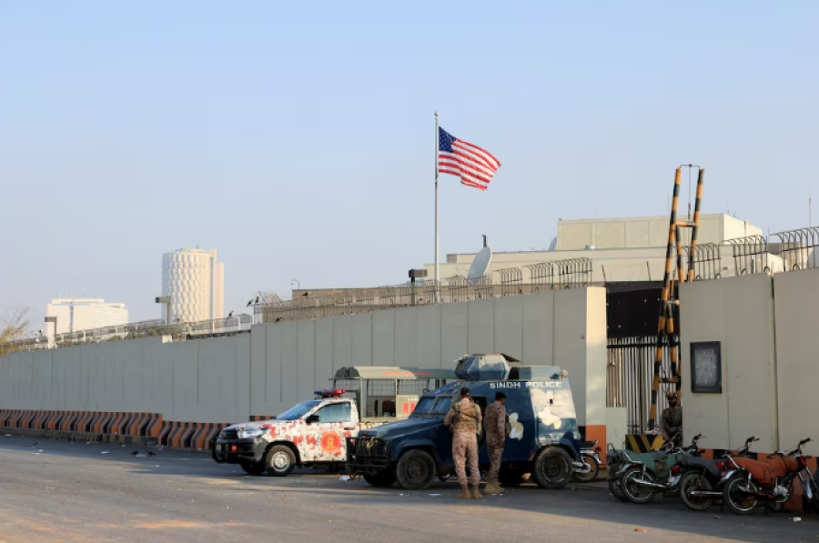 US Marines fired on protesters storming consulate in Karachi, officials say