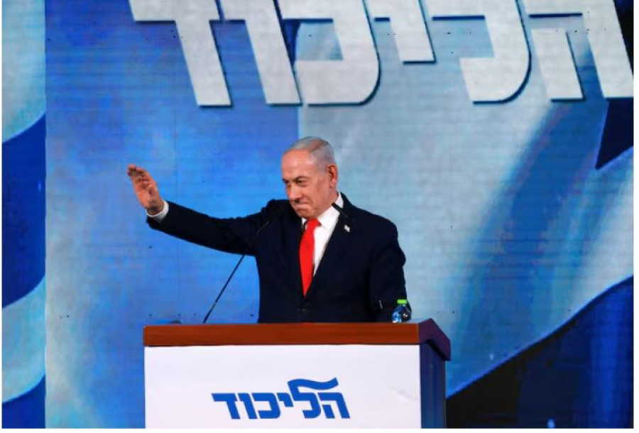 Israeli stocks fall, shekel weakens as Netanyahu bloc beats election forecasts