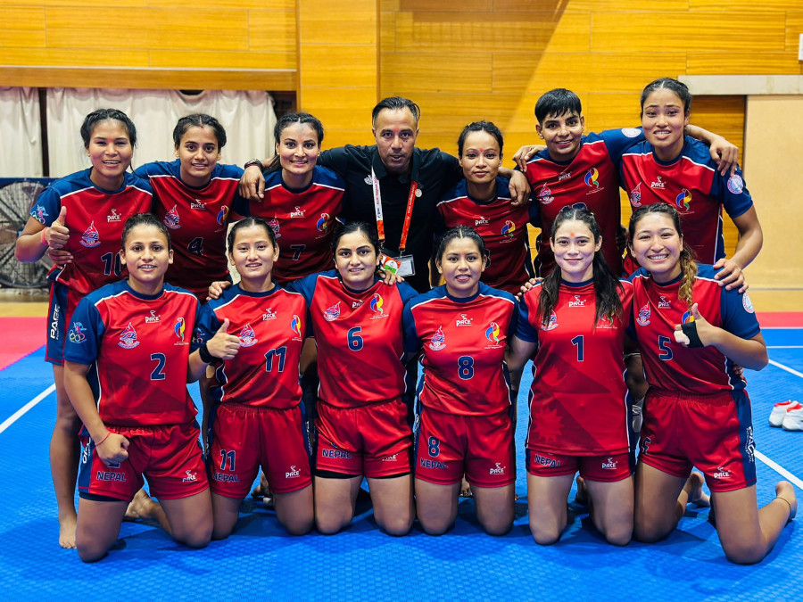 Nepal women lock up kabaddi bronze, target bigger prize