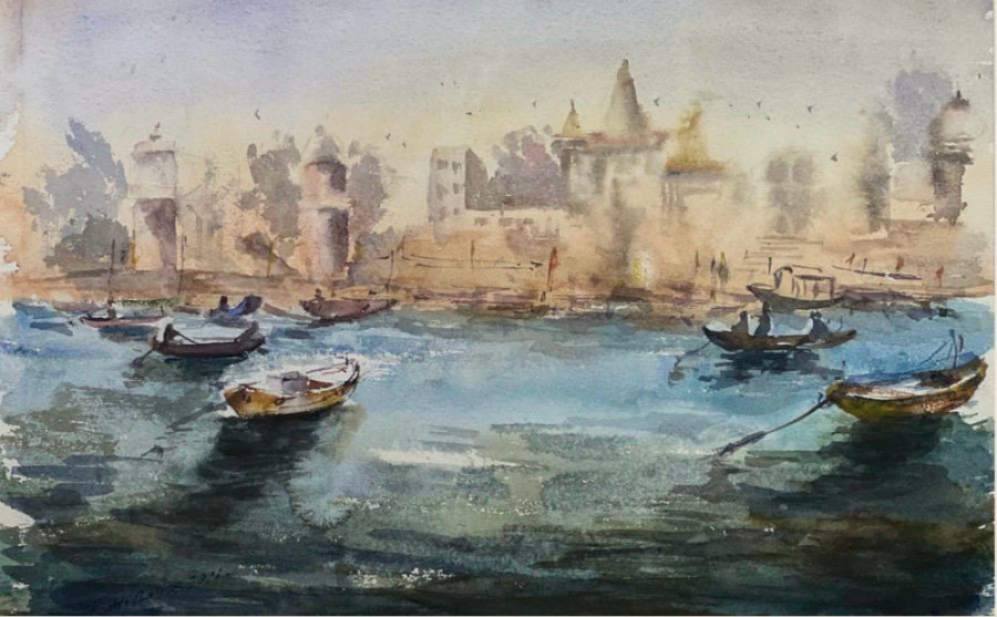 Exhibit review: How one trip to Banaras inspired nearly 20 different artistic visions