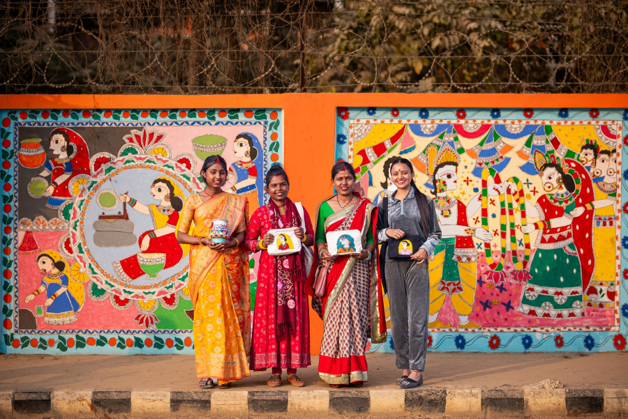 In Janakpur, young women are reimagining Mithila art