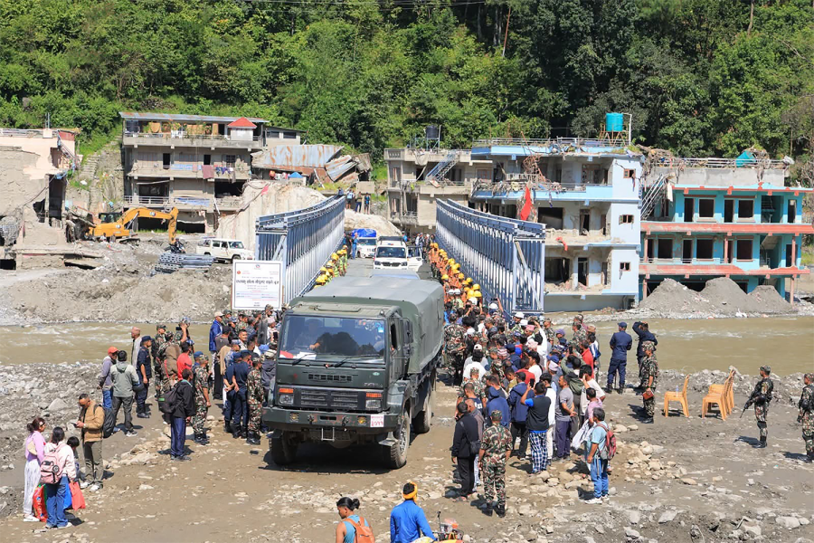 Flood damage makes journeys longer and costlier in Rasuwa