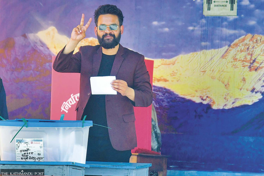 Balendra Shah holds wide margin in Jhapa-5