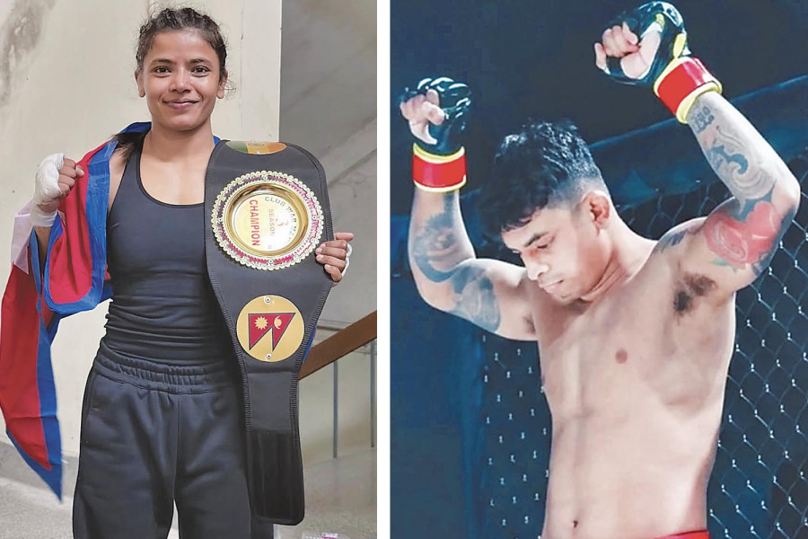 Nepal’s Dhami and Kakshapati step into international MMA spotlight